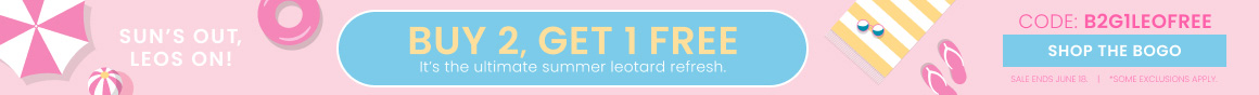 Buy 2 Leotards Get 1 FREE